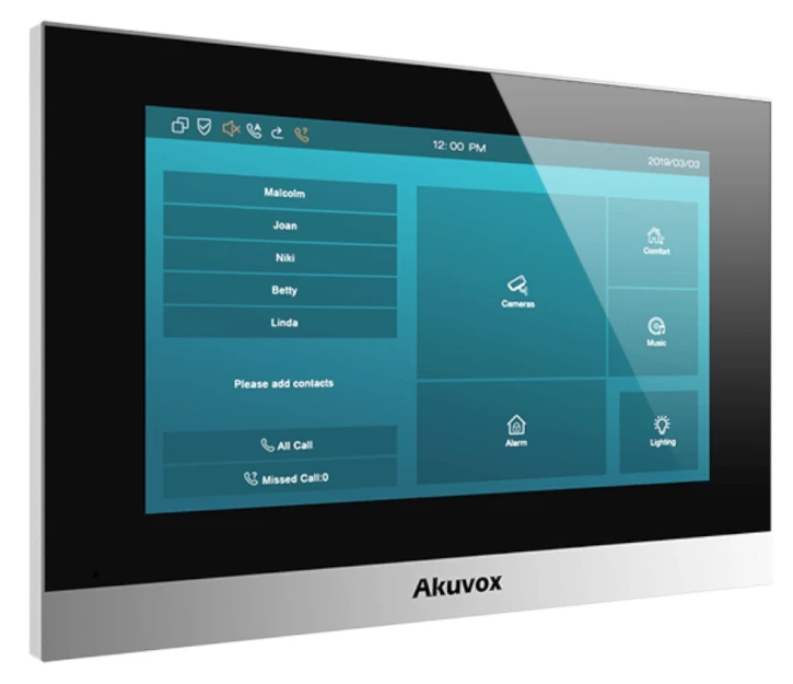 Відеодомофон Akuvox C315S Black фото 2