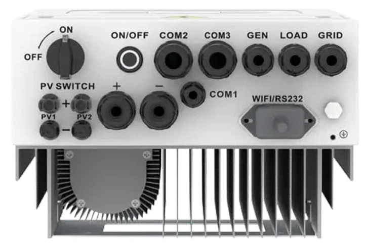 Гібридний однофазний інвертор LogicPower SUN-6K-SG05LP1-EU Wi-Fi фото 4