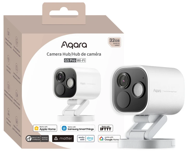 Камера Хаб Aqara G5 Pro Wi-Fi White (CH-C07D) фото 2