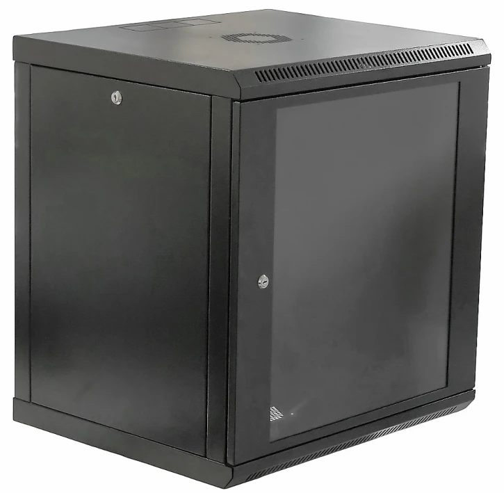 Шафа настінна CMS 19" 12U, 600x500x640мм чорна (UA-MGSW1L125B)