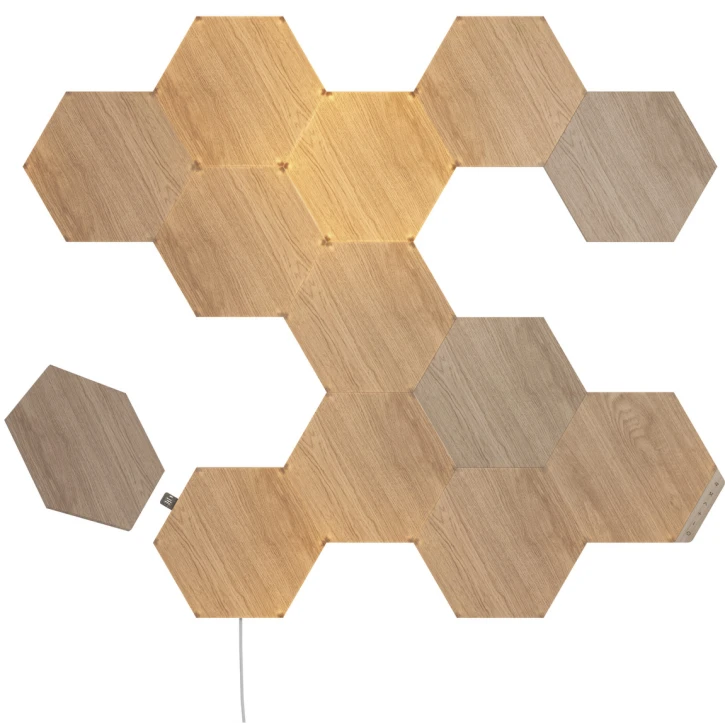 Розумна система освітлення Nanoleaf Elements - Hexagons Starter Kit Apple Homekit 13 шт (NL52-K-3002HB-13PK) фото 2