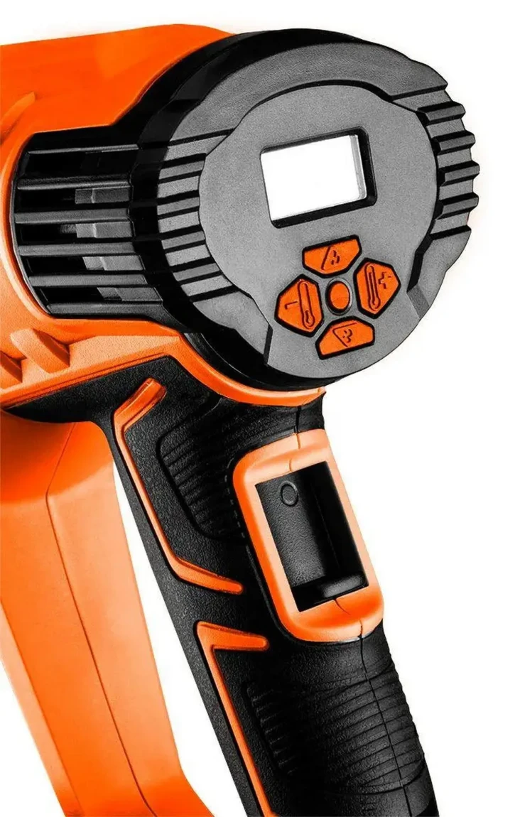 Фен будівельний Neo Tools 2000Вт 70-600°C Orange (04-710) фото 5