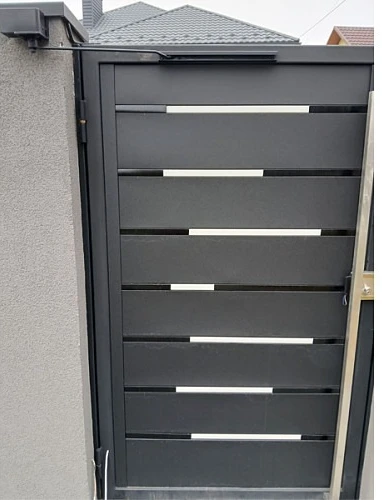 Доводчик для хвіртки Cisa C1310.11.1 пружинний до 55 кг лівий чорний (41367) фото 13