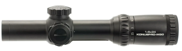 Оптичний приціл Konus KONUSPRO M-30 1-6x24 Black (7182) фото 3