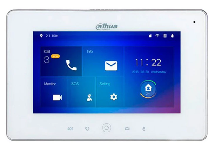 IP відеодомофон Dahua DH-VTH5221DW-C White