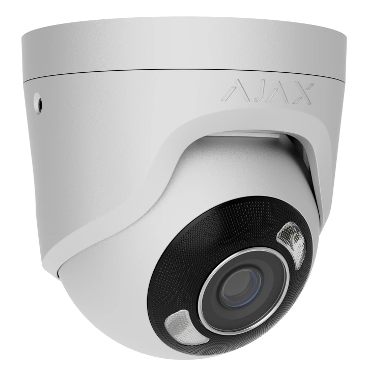 Проводная охранная IP-камера Ajax TurretCam HL (5 Mp/4 mm) White (126263.197.WH1)