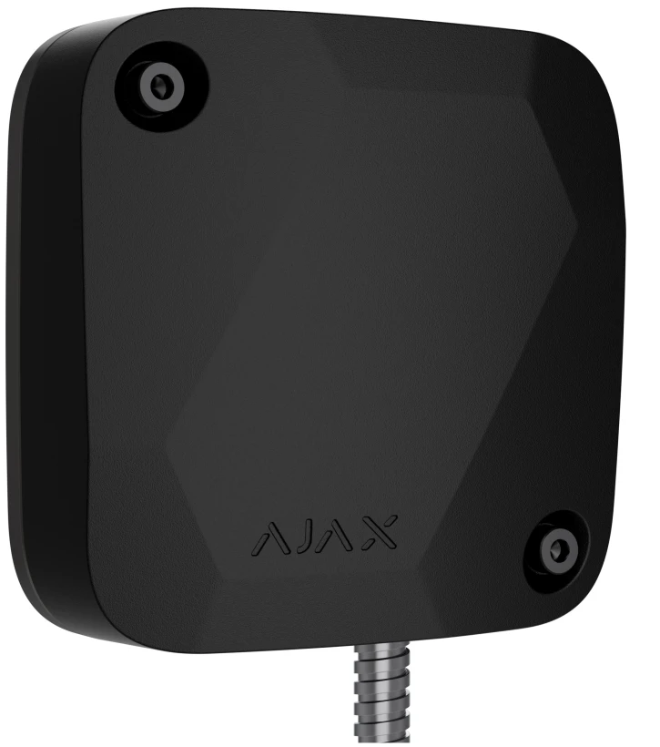 Дротовий датчик вібрації з додатковим сенсором удару Ajax SeismoProtect G3 Fibra Black (117736.269.BL1) фото 3