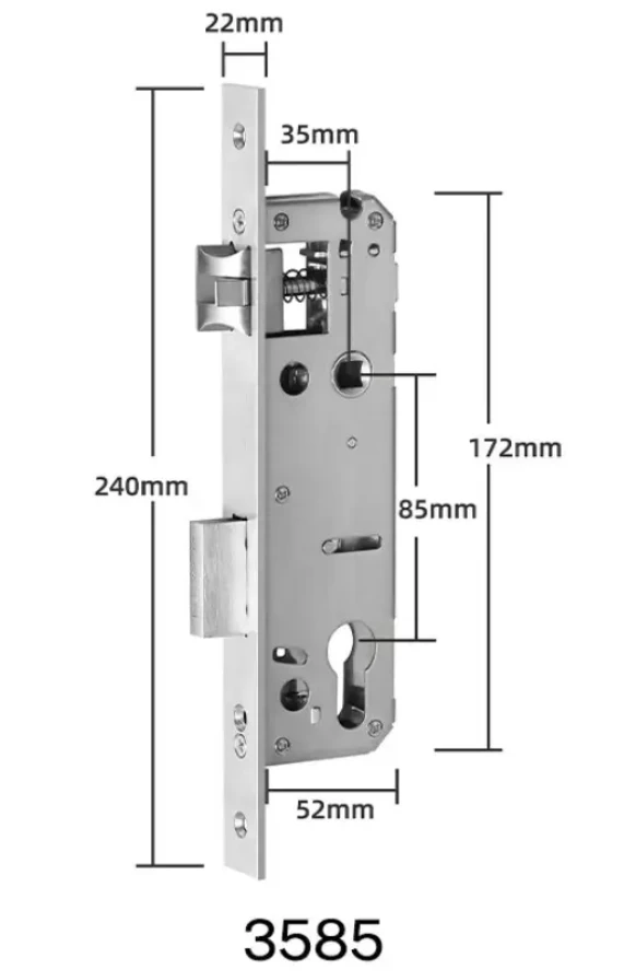 Умный дверной биометрический замок SEVEN LOCK SL-7761BF EN Silver фото 5
