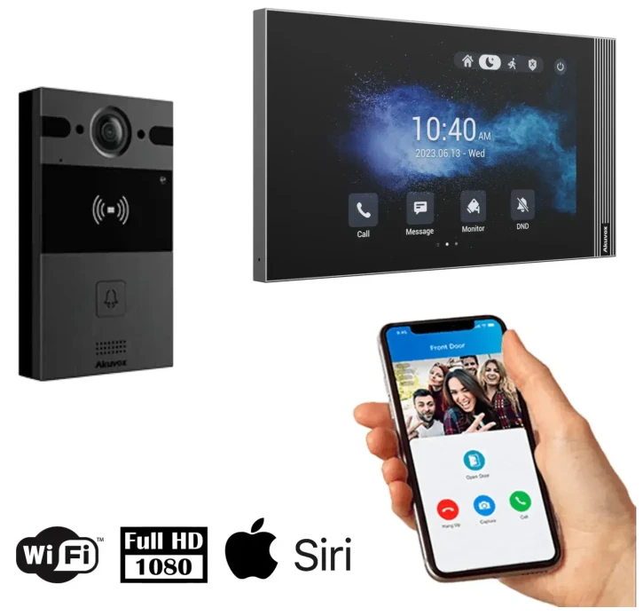 Комплект відеодомофона Akuvox R25A + S563W (00-00002808)