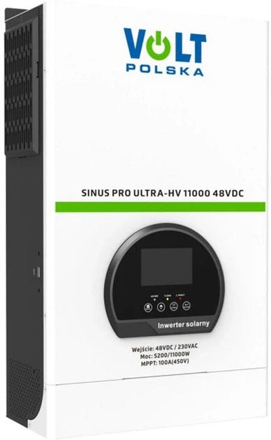 Гібридний інвертор Volt Polska SinusPro Ultra-HV 11000 (5.2 кВт) 1-фазний фото 2