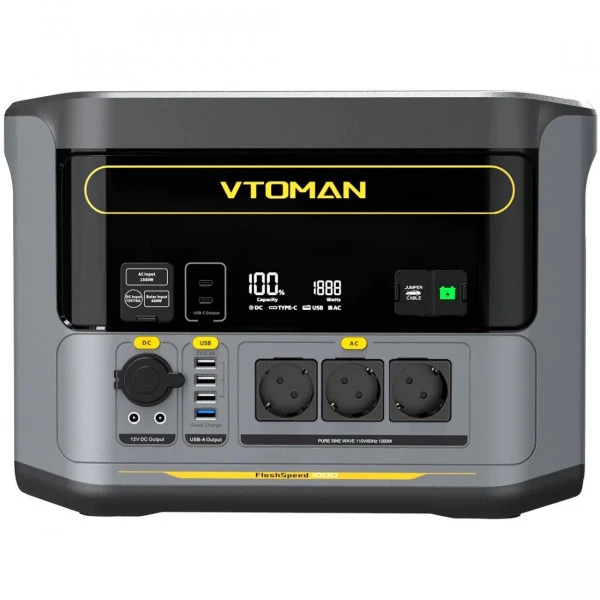 Зарядна станція Vtoman FlashSpeed 1000 PB-85 1000W, 828Wh (FlashSpeed 1000)