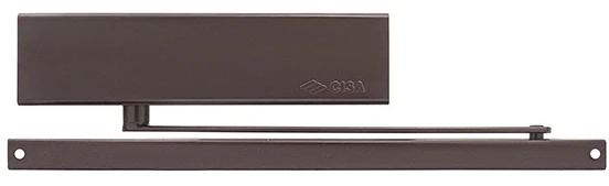 Доводчик дверной Cisa D5210.03.0.88 BC SLD HO с фиксацией до 80 кг коричневый (39992) фото 2
