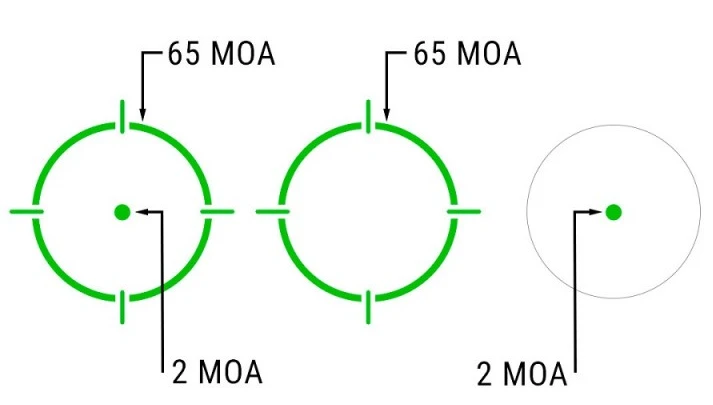 Коліматорний приціл Holosun Micro Elite HE515CM-GR (747019) фото 2