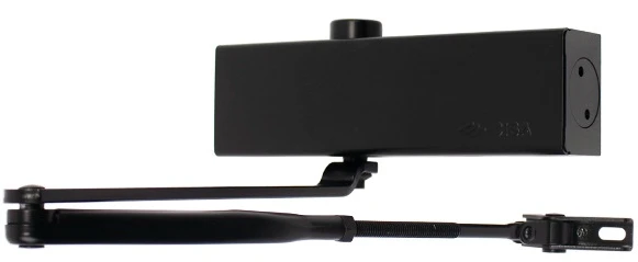 Доводчик дверной Cisa C1510.03.0.90 Professional Plus2 STD до 80 кг FIRE черный (37904)