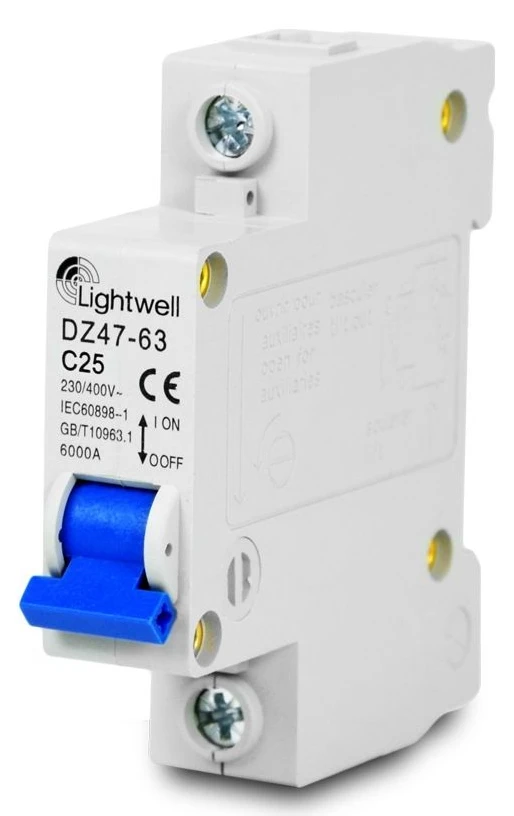 Автоматичний вимикач Lightwell MCB 1P 25A (256722)