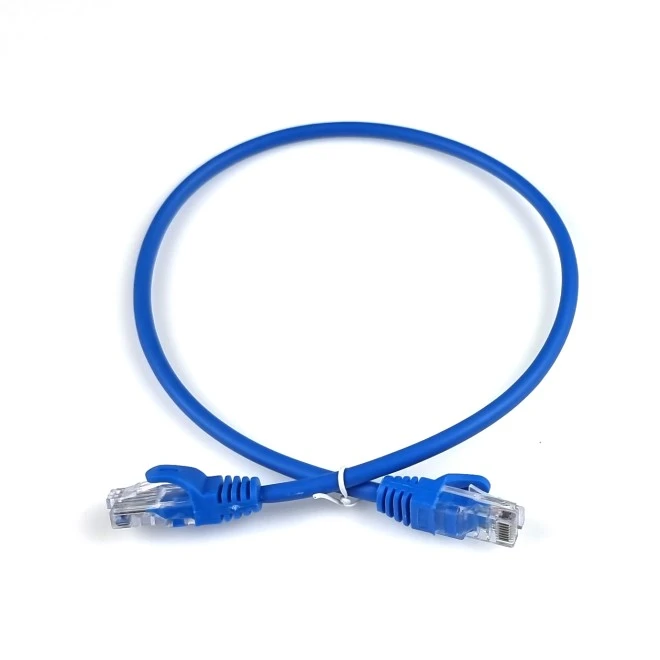 Патч-корд E-server UTP Cat.5e 0,25м (CAT.5E UTP CORD-0.25M-BLU) фото 3
