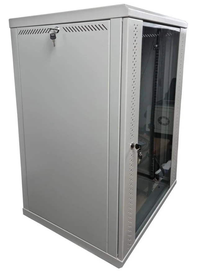 Шафа настінна E-server 18U, 600х500х907 сіра (ES-Е1850G) фото 11