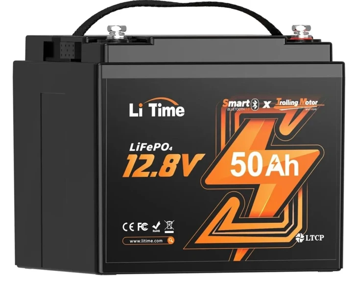 Акумулятор Li Time LiFePO4 LT12V100 Bluetooth (L12V100-100-OBM-BT-4-A100)