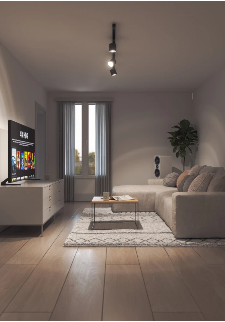 Розумна лампа Nanoleaf Essentials Smart GU10, 5 Вт, Apple Homekit, Matter — 3 шт. (NF080B02-3GU10) фото 4