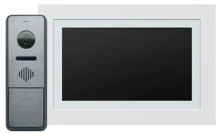 Комплект відеодомофону Arny AVD-7743A White/Graphite