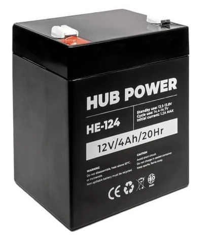 Акумулятор Hub Power НЕ-124 12В 4 Аг