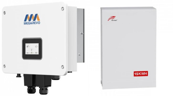 Комплект резервного питания Megarevo O5KL1D/BAT-15KWH-51.2V-140A