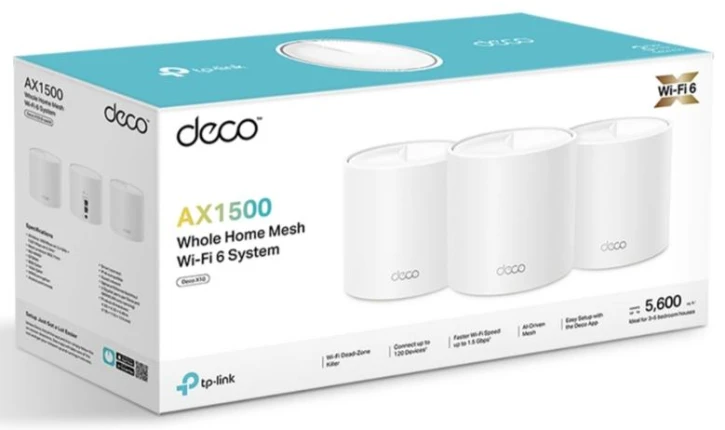 Mesh WiFi 6 система TP-Link Deco X10 (Deco X10 (3-pack)) фото 3