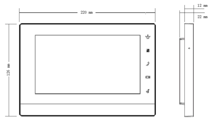 IP домофон Dahua DH-VTH1550CHW-2 White фото 4