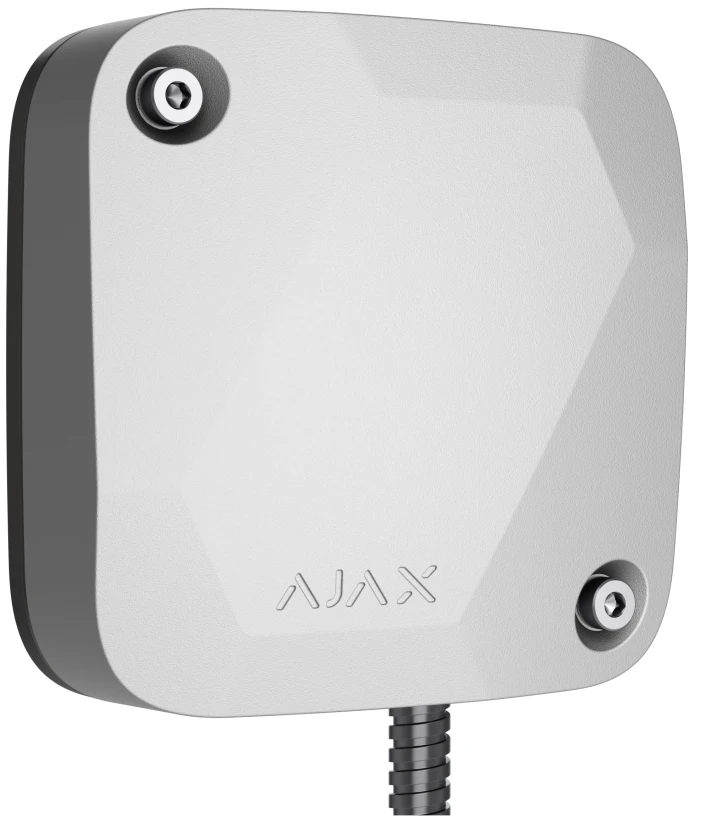 Дротовий датчик вібрації з додатковим сенсором удару Ajax SeismoProtect G3 Fibra White (117737.269.WH1) фото 2