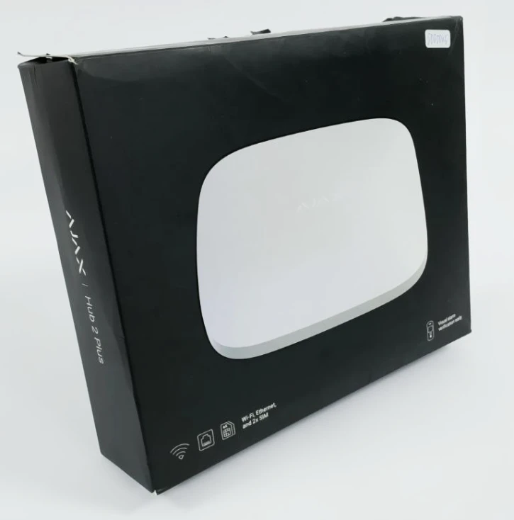 (Уцінка) Інтелектуальна централь Ajax Hub 2 Plus White