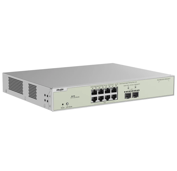 Комутатор Ruijie RG-NBS3300-8MG2XS-P фото 2