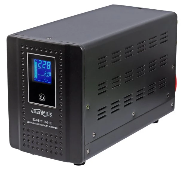 ДБЖ EnerGenie EG-HI-PS1000-02 Black