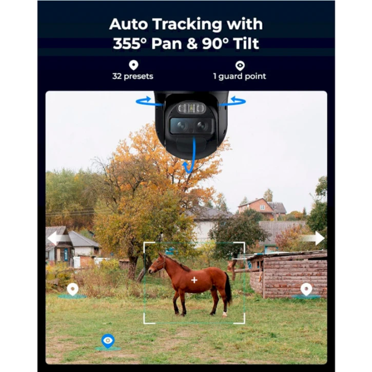 IP-видеокамера Reolink TrackMix Series G770 White фото 5