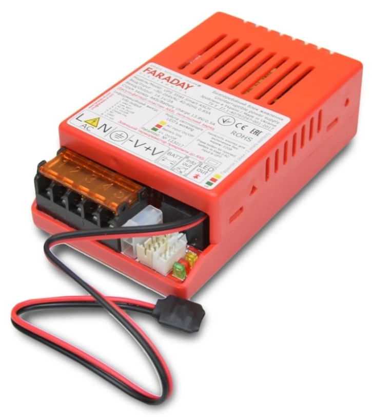 Бесперебойный блок питания Faraday Electronics 35W UPS Smart ASCH PL Red (201791)