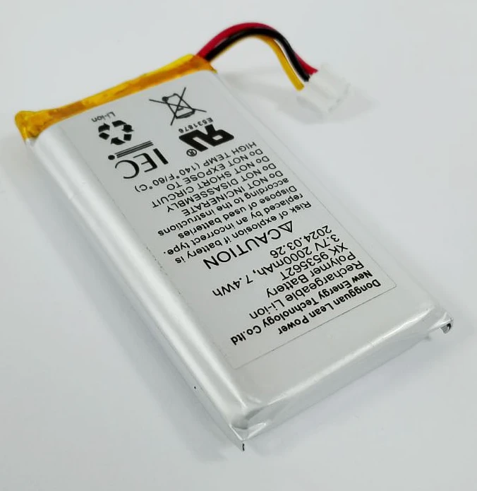 (Уцінка) Акумулятор Ajax Xingke XK-953562T 3.7V 2000mA для Hub, Hub 2 (2G), ReX/ReX 2 (99301) фото 2