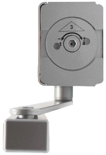 Доводчик дверний Cisa D5200.03.0.97 BC SLD до 80 кг FIRE сірий (37933) фото 3