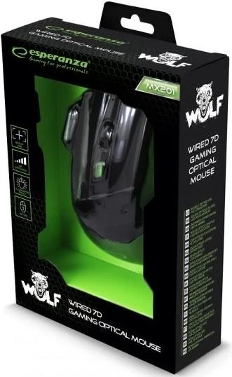 Миша Esperanza Titanum Mouse MX201 WOLF Green (EGM201G) фото 4