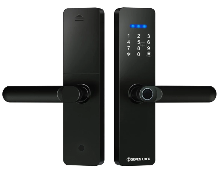 Умный биометрический замок SEVEN LOCK SL-7740BF Black (SL7740BFb) фото 3