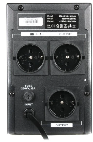 ДБЖ Maxxter MX-UPS-B1500-01 1500VA фото 2
