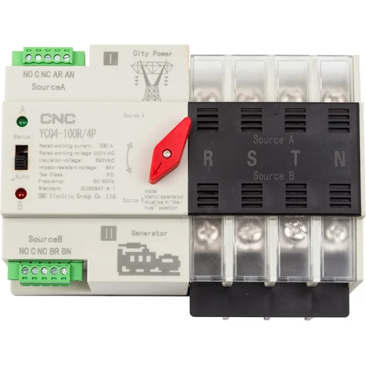 Автоматичний ввід резерву CNC YCQ4-100R/4P (NV822478)