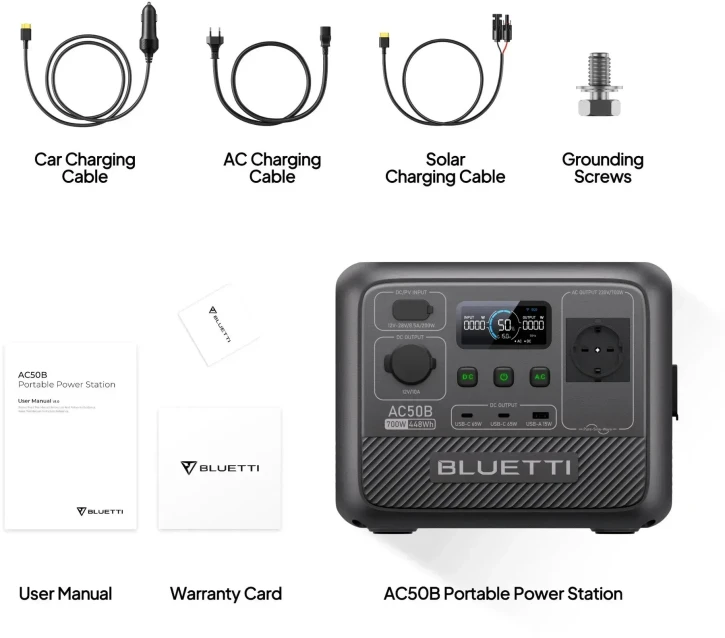 Зарядная станция Bluetti AC50B 448Wh 700W (PB931484) фото 4