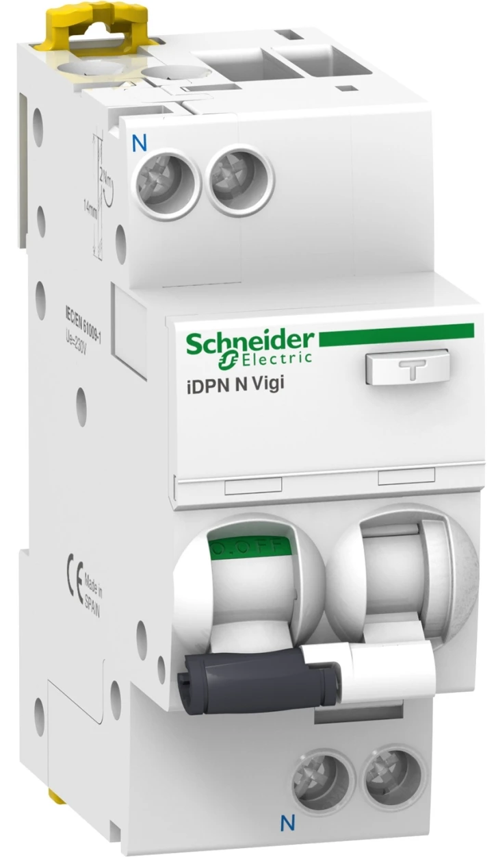 Диференціальний автоматичний вимикач Schneider Electric Acti9 iDPN N Vigi (1P+N, 32A, C, 6kA, AC, 30мА) (A9D31632)
