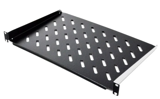 Полиця консольна 19" CMS 1U 200мм чорна