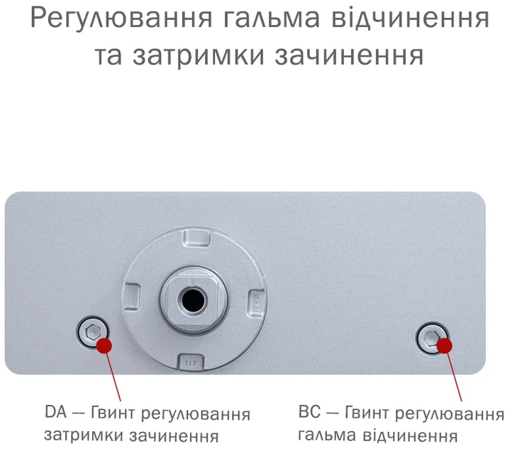 Доводчик дверной Ryobi 3550 DS-3550P BC/DA PRL_HO_ARM EN_1-5 до 100 кг 1250 мм Silver (RY27000005123) фото 10