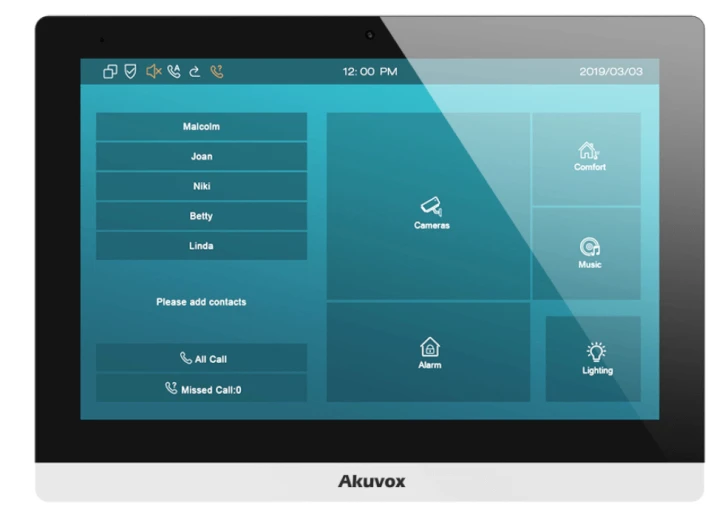 Відеодомофон Akuvox C317A Black
