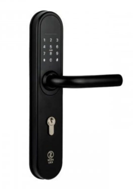 Розумний замок дверей SEVEN LOCK SL-7768B Black фото 4