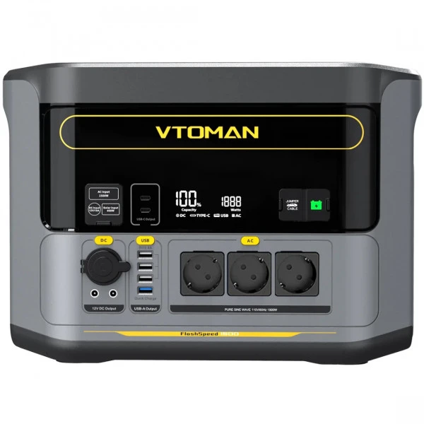 Зарядна станція Vtoman FlashSpeed 1500 1500W, 1548Wh (FlashSpeed-1500)