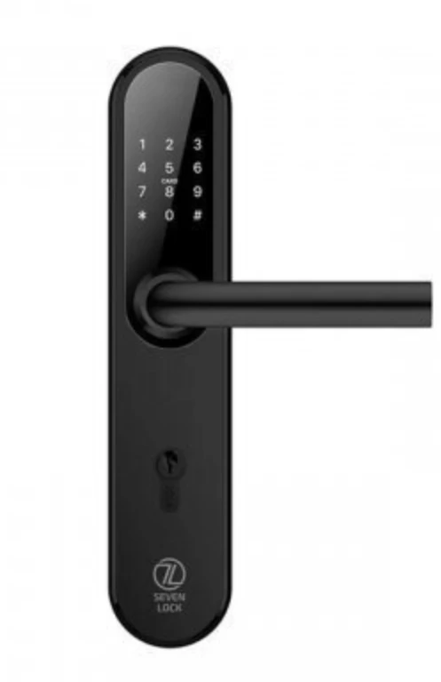 Розумний замок дверей SEVEN LOCK SL-7768B Black фото 5