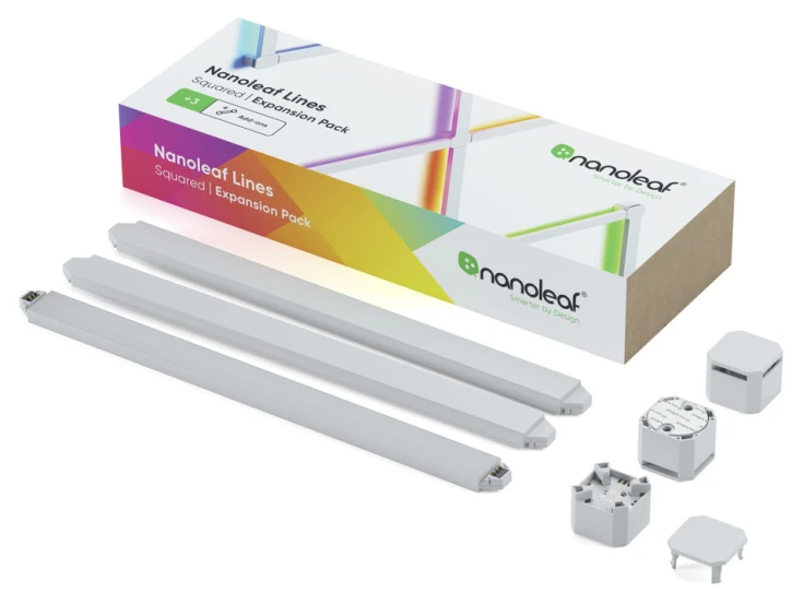 Дополнительные панели Nanoleaf Lines 90 Degrees Expansion Pack Apple HomeKit — 3 шт. (NL59E00-3SN00)