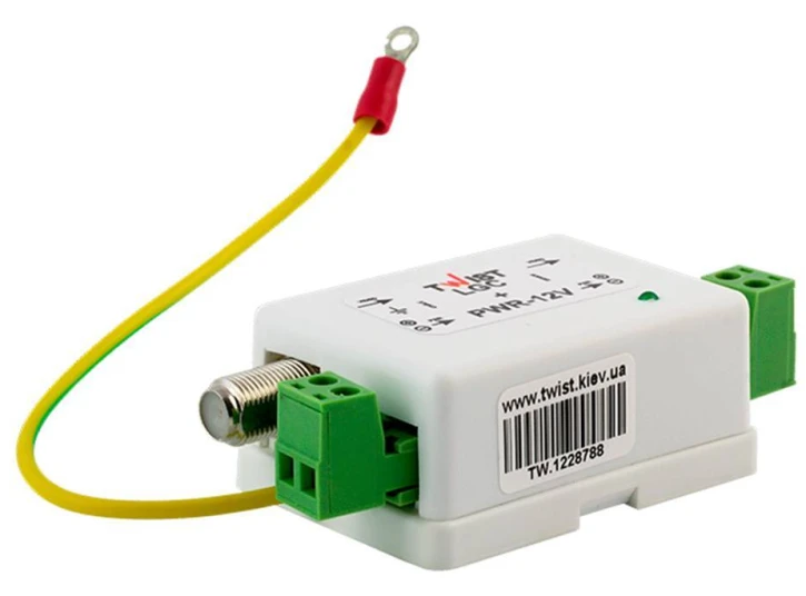 Пристрій захисту аналогових камер Twist LGC + PWR-12VDC